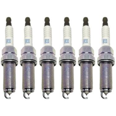 Imagem de 4-6 peças DILKAR7C9H 91215 Laser compatível para vela de ignição Iridium 22401-1KC1C compatível para Nissan JUKE TIIDA MURANO adequado para Renault CLIO 22401-1KC7C(RED)