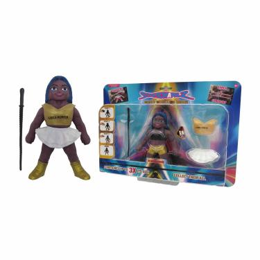 Imagem de Stretchapalz - Boneco De 14Cm Awesome Branco - Luta Mundial