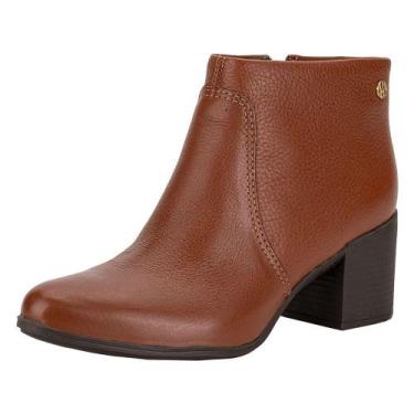 Imagem de Bota feminina cano baixo bottero - 314701, Conhaque, 36