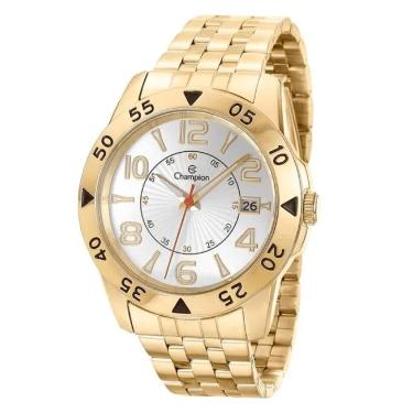 Imagem de Relógio CHAMPION masculino analógico dourado prata CA31257H