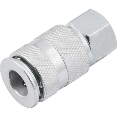 Imagem de Engate Rápido Fêmea 1-4 Aço Carbono Zincado Esfera Vonder