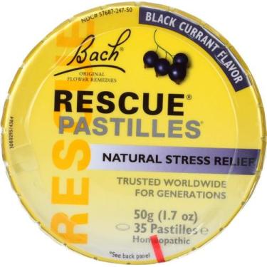 Imagem de Pastilhas Bach Remedies Rescue Black Groselha 50g