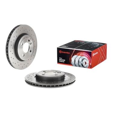 Imagem de Brembo 09.A761.1X Xtra Rotor de freio frontal perfurado com revestimento UV MINI OE# 34116858651