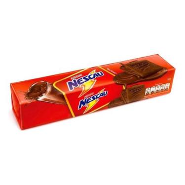 Imagem de Kit c/ 2 Biscoito bolacha Nescau Nestle chocolate 140g - Nestlé