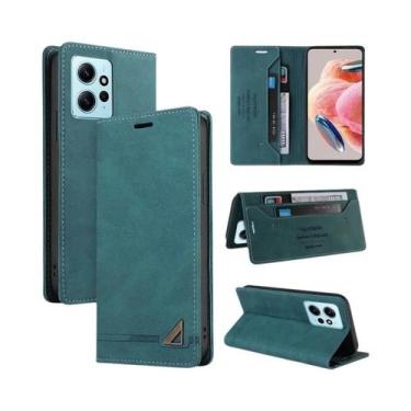 Imagem de Capa De Couro Anti-Furto Com Flip Magnético Para Xiaomi Redmi Note 14 