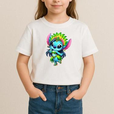 Imagem de Camiseta Lilo Stich Basica Infantil Estampa Inedita Lançamento - Delit