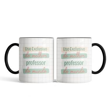 Imagem de Caneca xicara dia dos professores uso exclusivo professora professor 25SE (preto)