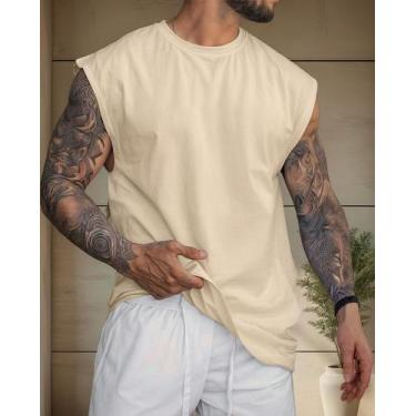 Imagem de Camiseta Regata Oversized Masculina Streetwear Sport Cavada - NoBrand,