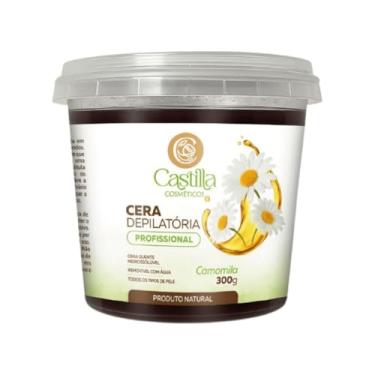 Imagem de Cera Depilatória Quente Camomila Castilla Cosméticos 300g – Hidrossolúvel, Natural e Profissional