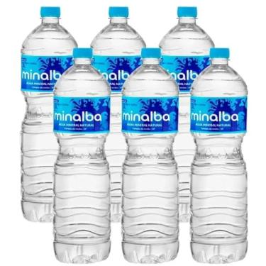 Imagem de Água Mineral Natural Sem Gás Minalbaª, 1,5L, Pack com 6 Und