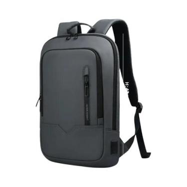 Imagem de Mochila Slim Impermeável Para Laptop Masculina 15.6 17 Polegadas Heroi