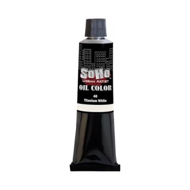Imagem de Soho Urban Artist Tinta a óleo - branco titânio, tubo de 170 ml - Cores a óleo mais valorizadas para pintura, excelente carga de pigmento
