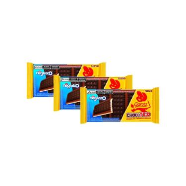 Imagem de Kit 3 Chocolate Garoto ChocoTrio Negresco 90g