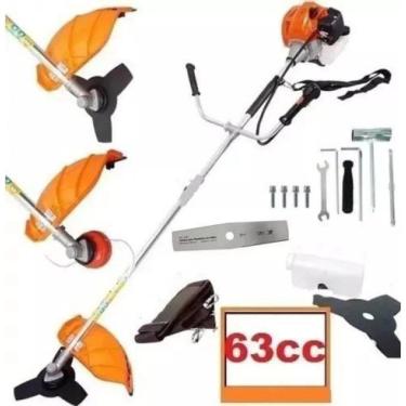 Imagem de Roçadeira 4X1 Profissional 63Cc A Gasolina Nakasaki