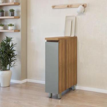 Imagem de Balcão 1 Porta Rainha 20Cm 100% Mdf - Nesher Móveis