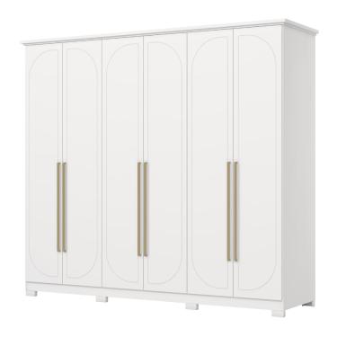 Imagem de Guarda Roupas Casal 6 Portas 6 Gavetas Americano Tulipa