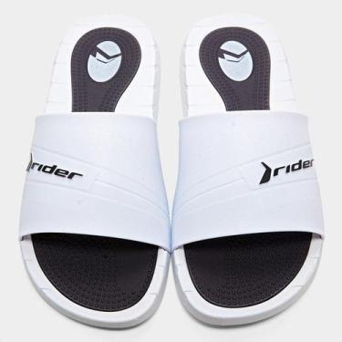 Imagem de Chinelo Rider Rush Slide Masculino, Branco, Preto, 41