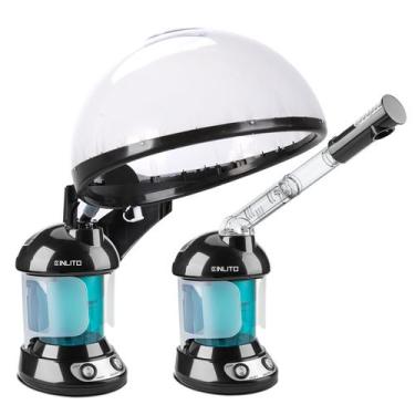 Imagem de Vaporizador de cabelo e rosto 2 em 1 KINLITO Vaporizador e umidificado