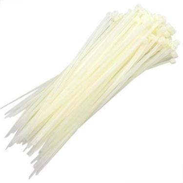 Imagem de Abracadeira de Nylon 3,6 X 200mm Branca com 100 Unidades - 126-3 - Wes