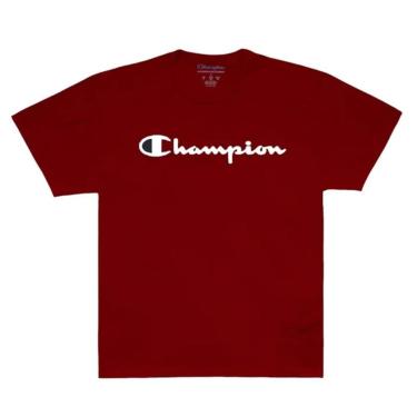 Imagem de Camiseta Champion Logo Script Ink Red-Masculino