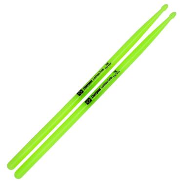 Imagem de Par De Baquetas Liverpool Luminous Neon Fluorescente 7A Verde