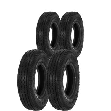 Imagem de Kit 4 Pneus 7.50-16 LT Liso 16 Lonas 126/123K LL9 Linglong