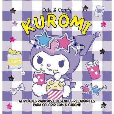 Imagem de Livro - Kuromi Cute & Comfy - Livro de Colorir para Crianças