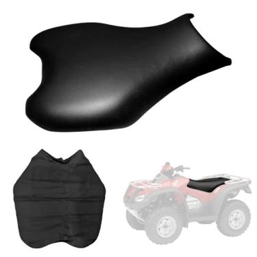 Imagem de Kistrba Capa de assento de couro ATV de substituição para Honda Rincon 680 2006-2014, TRX680FA TRX680FGA TRX 680 235, preta