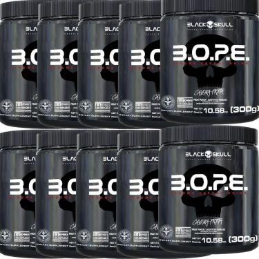 Imagem de Kit 10X BOPE Beta Pure - 300g Frutas Vermelhas - Black Skull-Masculino