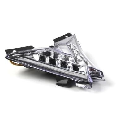 Imagem de Arashi Lanterna traseira de LED transparente E-Mark para Aprilia RSV4 Tuono V4 2010-2016, luz traseira de freio de seta, acessórios de substituição integrados para motocicleta