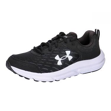 Imagem de Under Armour Charged Assert 10 masculino, (001) Preto/Preto/Branco, 9 Wide