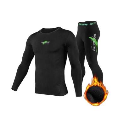 Imagem de Conjunto Térmico Compressão Segunda Pele UV Antibacteriano Calça e Cam