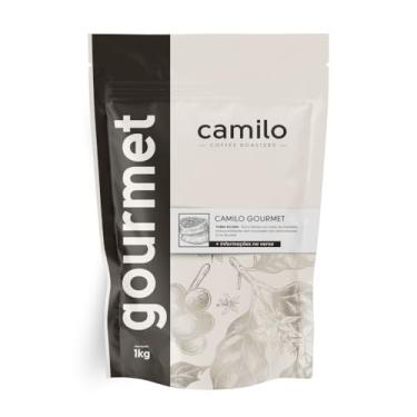 Imagem de Café Camilo Gourmet 1 kg em grãos – 100% Arábica, torra escura com notas de chocolate e amêndoas