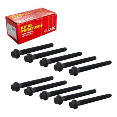 Imagem de Kit 10 Parafuso Cabeçote S10 Trailblazer 2.8 16v Duramax 78101 - sabó
