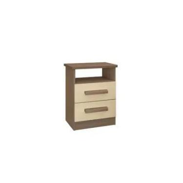 Imagem de Mesa de Cabeceira Firenze 2 Gavetas com Nicho D Doro D Doro