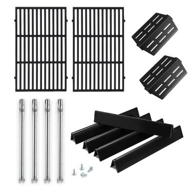 Imagem de Genesis E-330 Peças de reposição para churrasqueira Weber Genesis 4 Queimador E-310 330 E330 E310 S330 S-330 EP310 EP330 Weber 7524 7620 7621 Barras aromatizadoras 62753 Tubo queimador Sear 6524 Calor