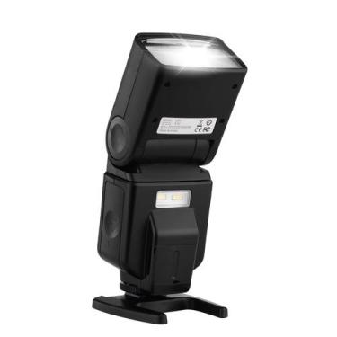 Imagem de Flash Speedlite Andoer GN40 LED ajustável para câmeras DSLR