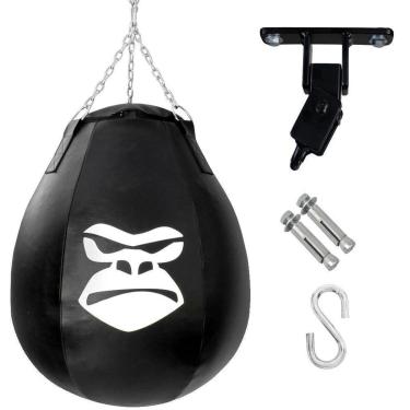 Imagem de Saco De Pancada Profissional Gota Drop Boxe Gorilla + Suporte Teto Articulado-Unissex