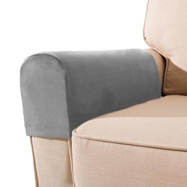 Imagem de hongliang 2 capas de poltrona, protetores elásticos de apoio de braço de sofá para sala de estar, escritório e poltronas, protetor elástico