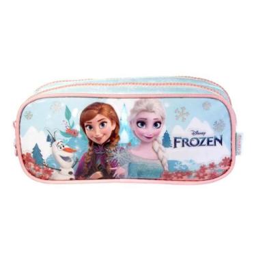 Imagem de Estojo Duplo Escolar Frozen X Lançamento Coleção 2026 Xeryus ref 14746