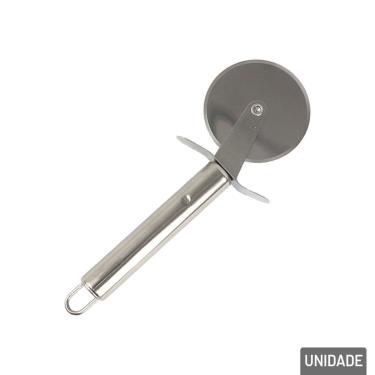 Imagem de Cortador de Pizza Metal 19cm - Tudo em Caixa