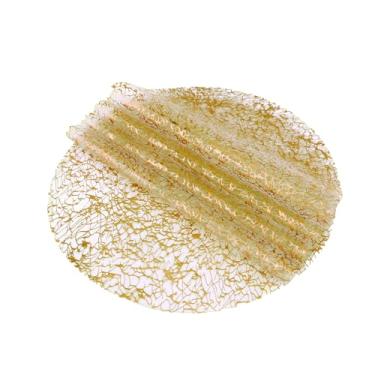 Imagem de Decorações de festa douradas, jogos americanos descartáveis de Natal, jogos americanos de outono, decorações de casamento para mesas, conjunto de 24 tapetes de mesa de casamento, tapetes dourados para