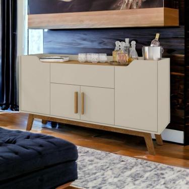 Imagem de Aparador Com Portas Future Off White E Cinamomo Bechara