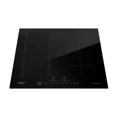 Imagem de Cooktop De Indução 4 Bocas Preto Com Zona Flexível Dako Diplomata 220V