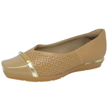 Imagem de Sapatilha Feminina Maxi Anabela Conforto Elegante Piccadilly