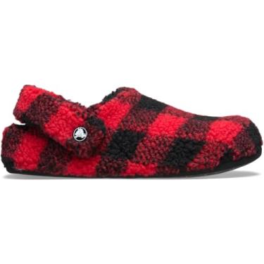Imagem de Crocs Chinelo clássico Cozzzy, Xadrez búfalo/vermelho universitário/preto, 38