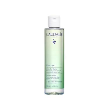 Imagem de Caudalie Vinopure Loção Tônica Purificante com Ácido Salicílico Natural, Água de Uva e Óleos Essenciais para Pele Oleosa e com Acne – 200 mL