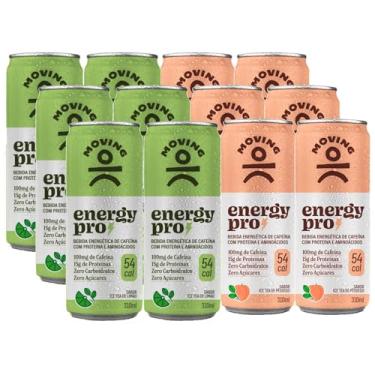 Imagem de Kit 12und Suplemento MOVING Energy Pro Pessego e Limão 310ml