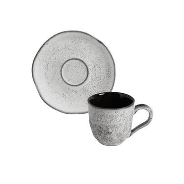 Imagem de Conjunto com 6 Xícaras de Café com Pires Orgânico Echo 120ml