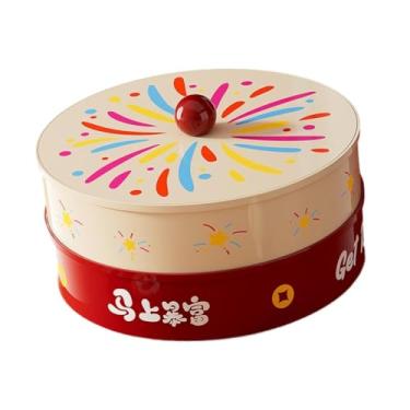 Imagem de AFXGUSD Bandeja para Nozes, Bandeja Multiuso para, Frutas, Nozes E Salgadinhos, 2 Níveis, Tamanho real